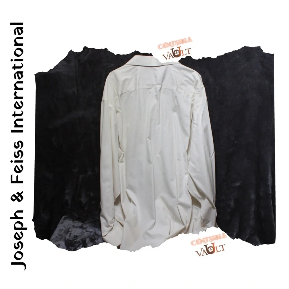 Men’s Joseph & Feiss International Dress Shirt Size 18 (36/37) - Picture 2 of 6